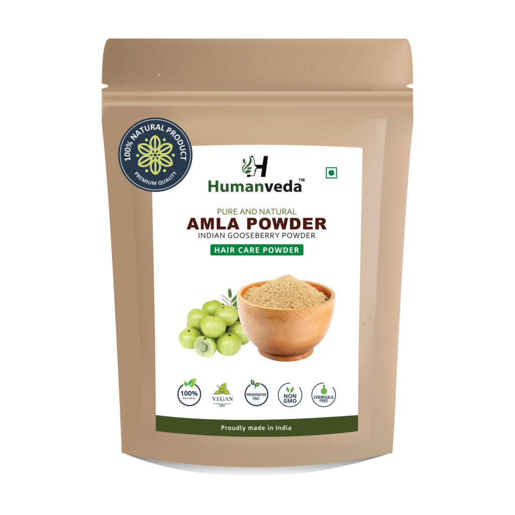 Humanveda Organic Amla Indian Gooseberry Powder for Skincare, 100g