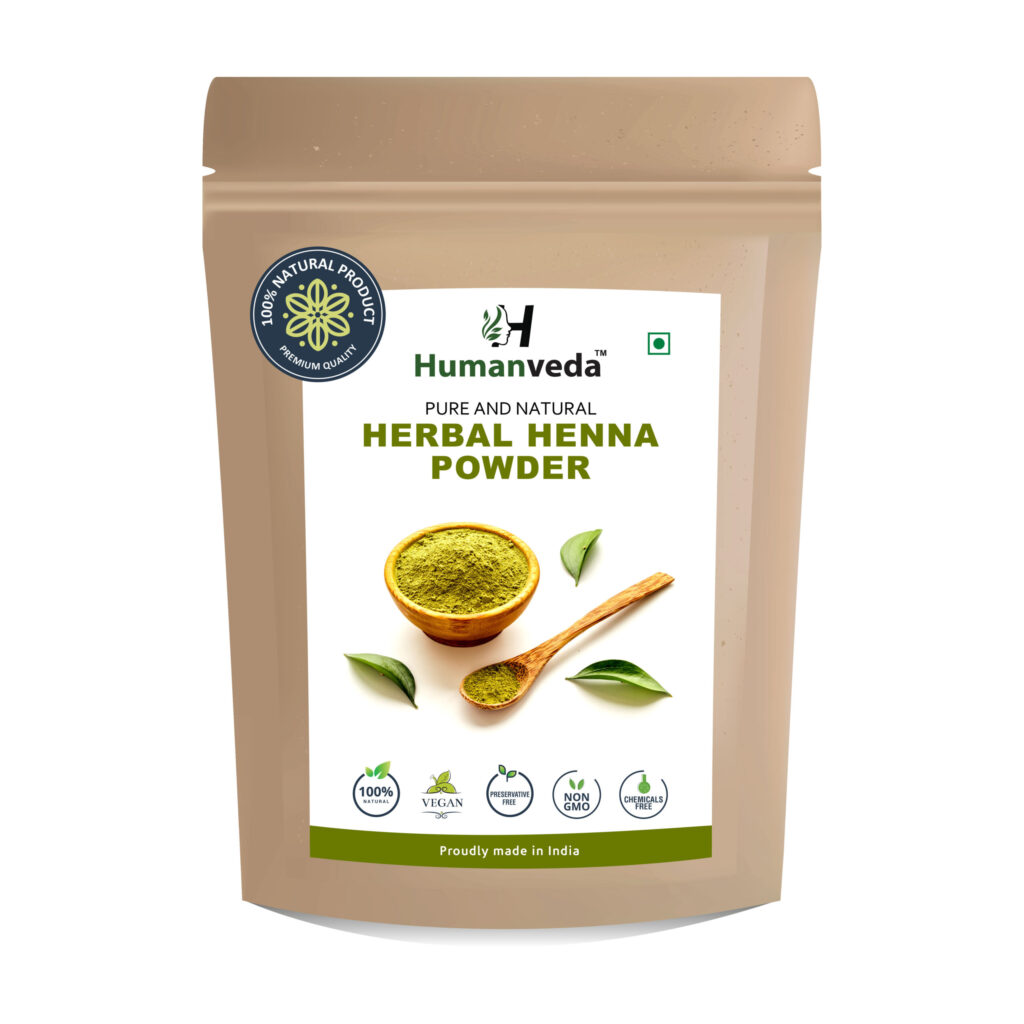 Humanveda Henna Hair Care Powder – Mehendi – 100 g – For All Hair Types, Control Hair Fall & Repairs Damaged Hair, (HENNA POWDER)